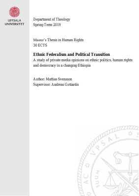 Ethnic Federalism and Political Transition - FULLTEXT01.pdf